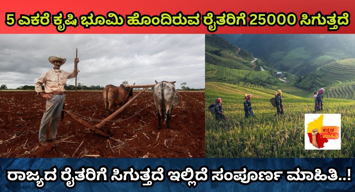 25000 for farmers having 5 acres